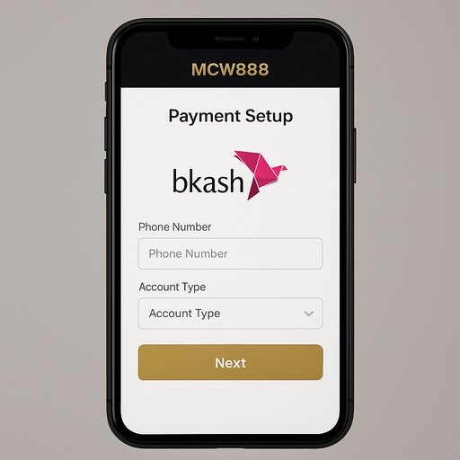 mcw888 bkash পেমেন্ট সেটআপ স্ক্রিন